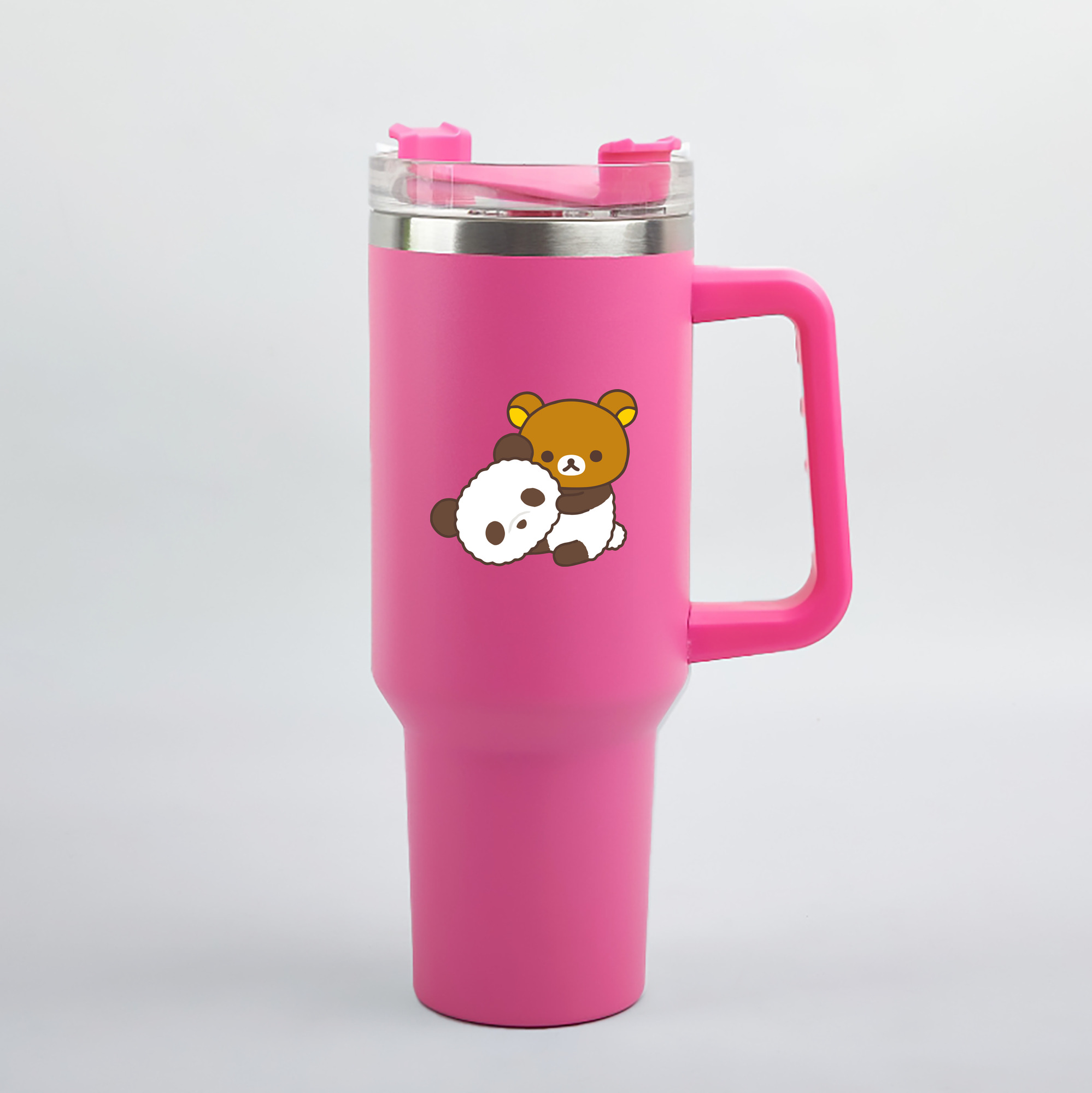 （画像用） リラックマ リラックマ キイロイトリ Rilakkuma Korilakkuma Kiiroitori 1200mL車用タンブラー（カラープリント）